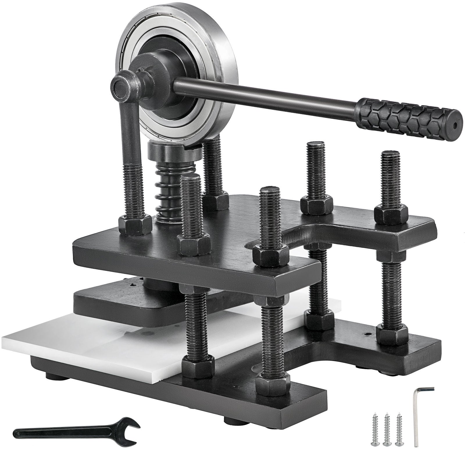 Taglierina Manuale Per Pelle - 260x150mm, Pressione 1.5 Tonnellate, Per Cuoio E Materiali Morbidi - Foto 6