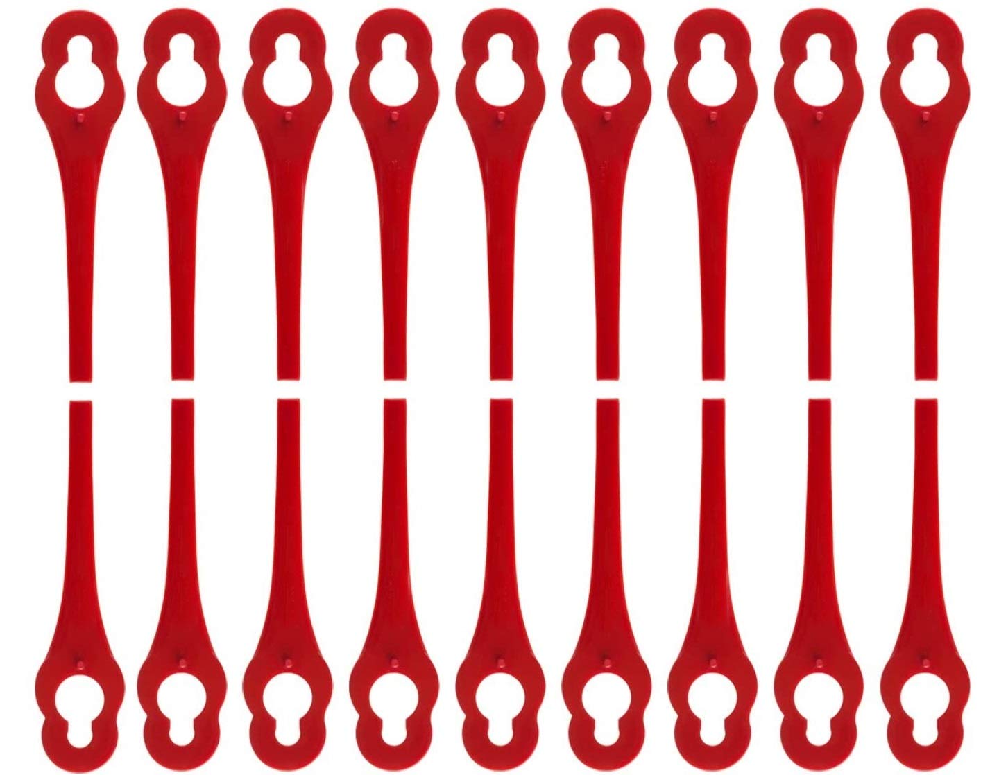 100 Pièces Lames De Rechange Compatibles Avec Coupe Bordure Ikra Iart 2520 Lames En Nylon Pour Iat 20 1m 98973887