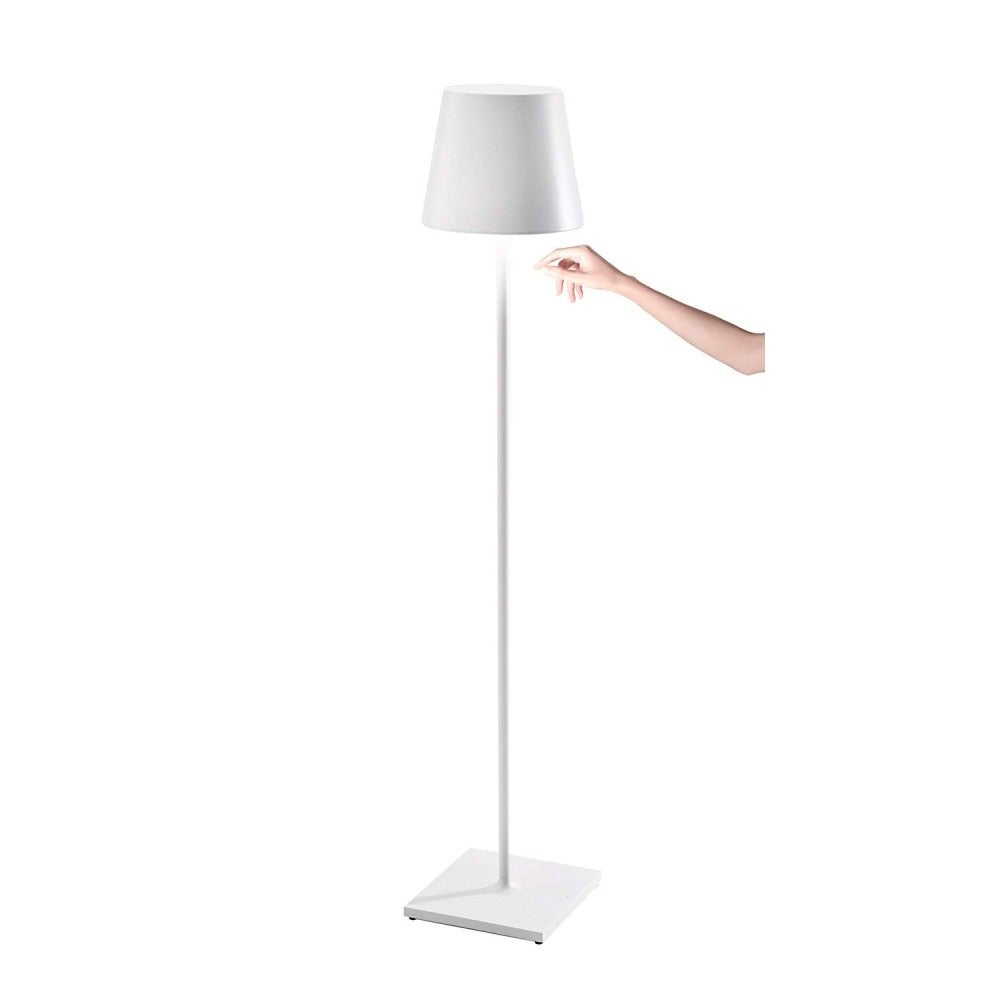 Lampa LED Poldina Pro XXL biała, ładowalna i ściemnialna, 150 cm, z czasem pracy na baterii do 12 godzin.
