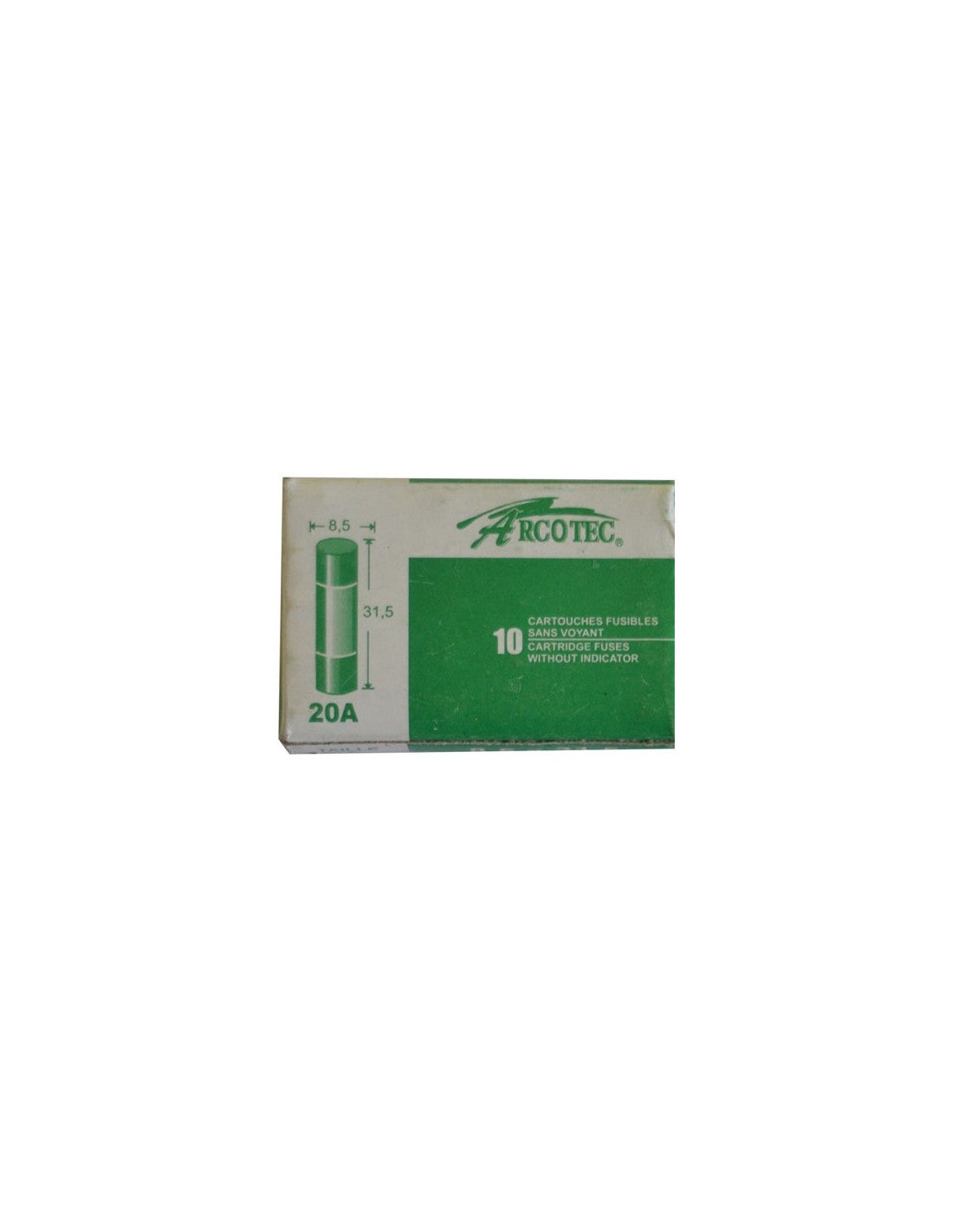 BOITE 10 FUSIBLES 20A 8.5X31.5MM | Leroy Merlin