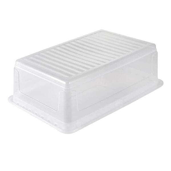 Boîte de rangement plate avec aération 30 litres pour Chaussures Vêtements - 4