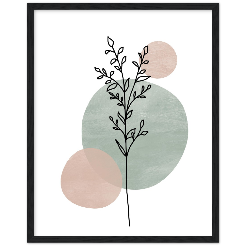 Lámina decorativa para enmarcar ROSA III 50x70 cm - 2