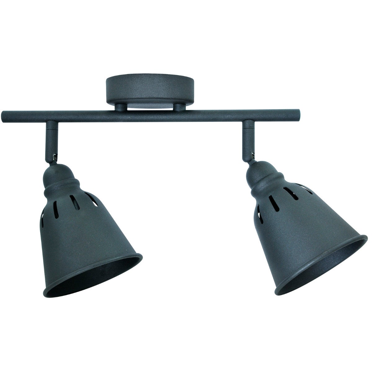 Lampa sufitowa wisząca Fiona czarna 2xE14x8W wym: 18,5 x 37 x 10 cm metal Polux