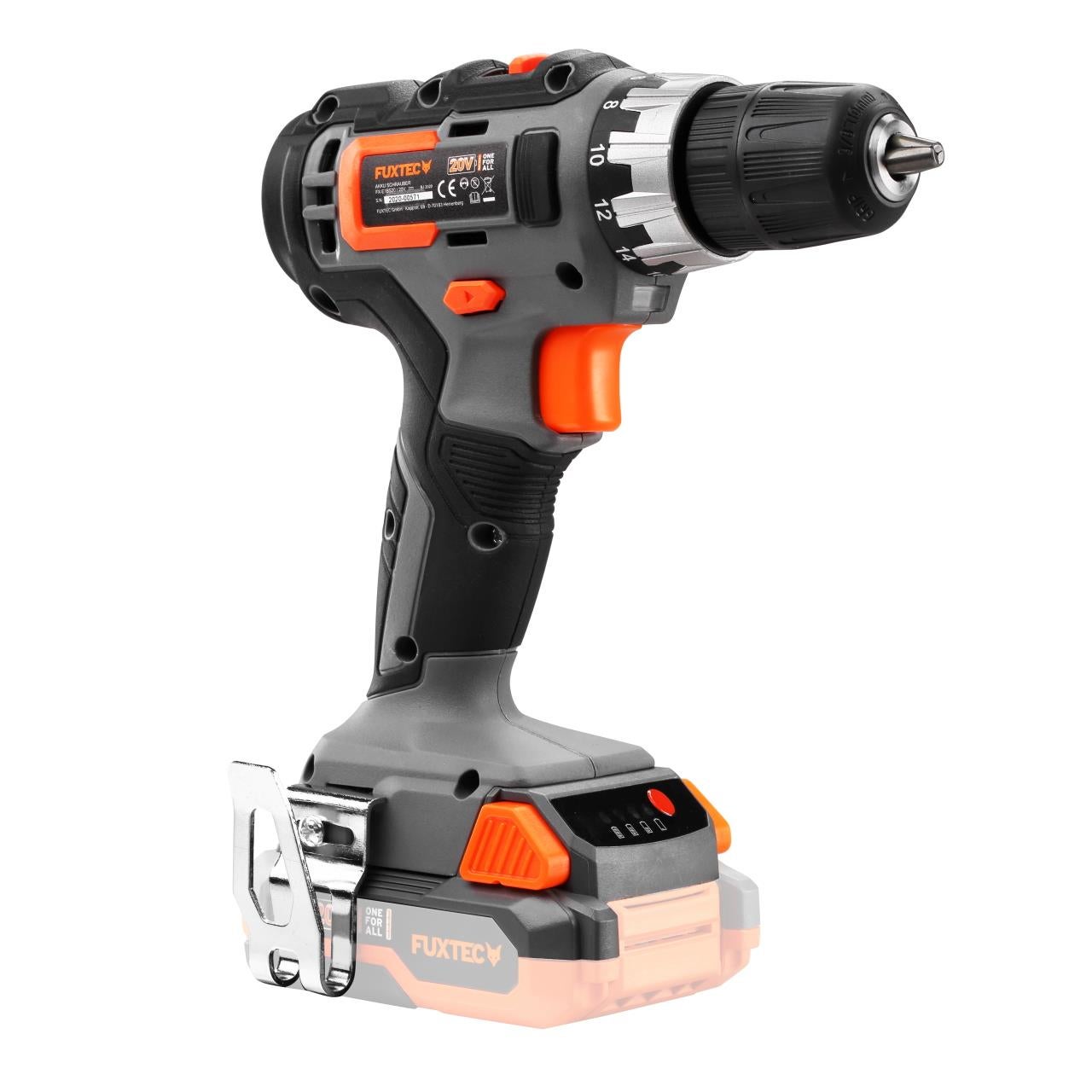 Taladro atornillador a batería 20V FX-E1BS20 FUXTEC- set con 2x baterías 2ah y 1 cargador- +valet - 7