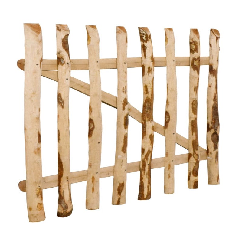 vidaXL Cancello Singolo per Recinzione in Legno di Nocciolo 100x60 cm - 3