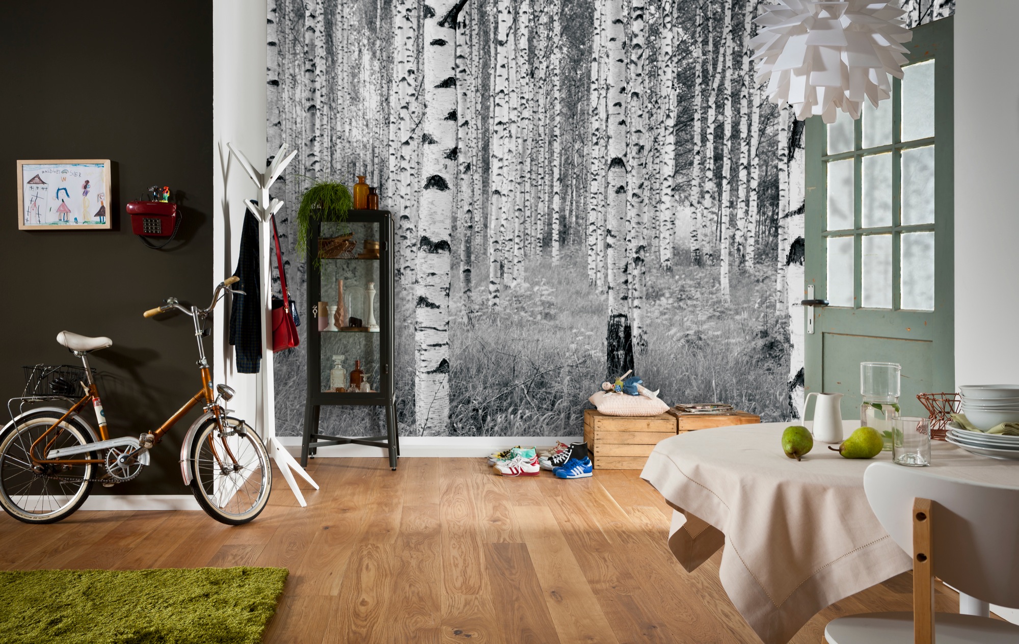 Papel pintado no tejido panorámico de komar - woods - talla: 368 x 248 cm