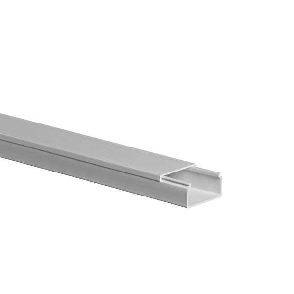 Moulure électrique 15x10mm, Gris, 2m, Lot De 5 | Leroy Merlin