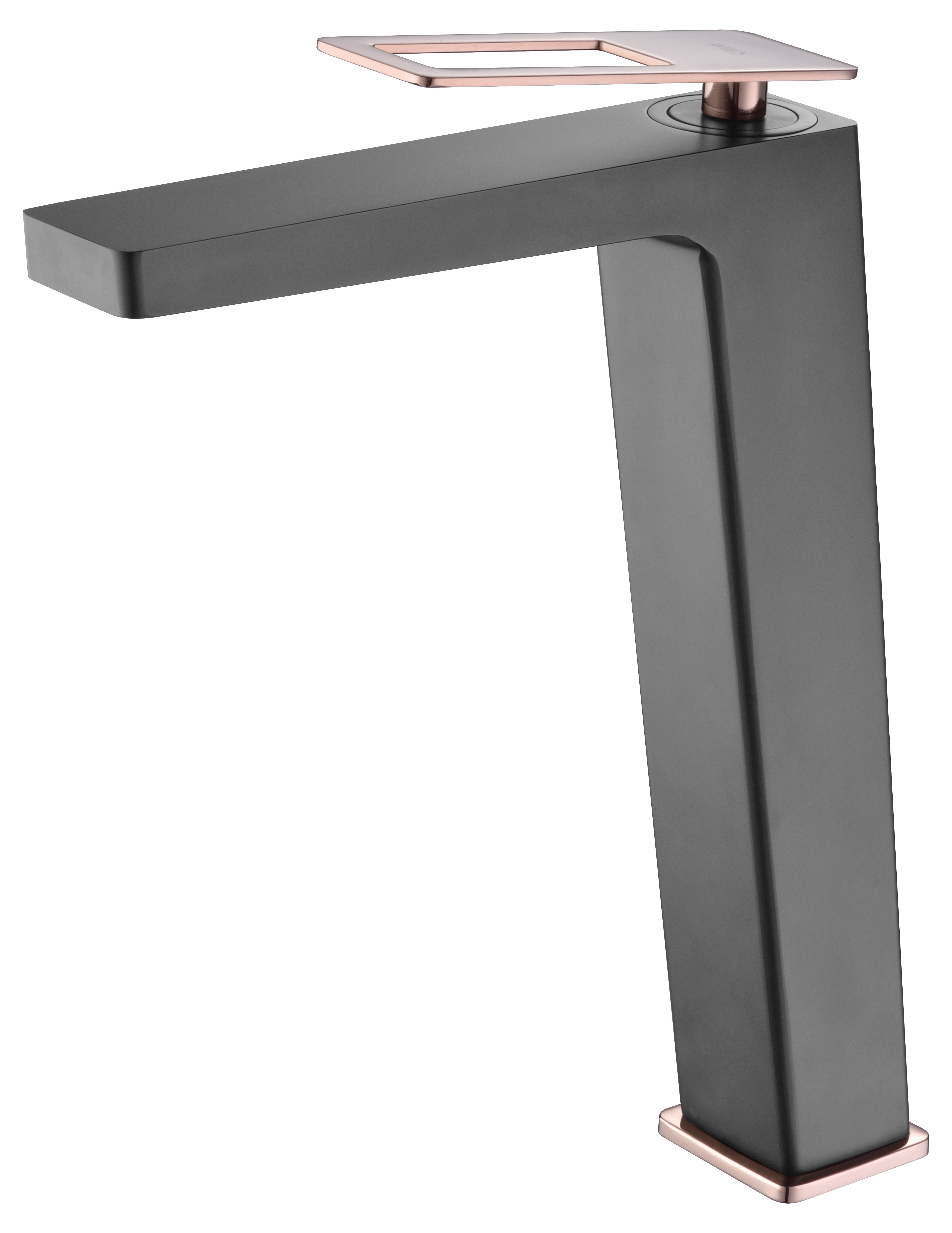 Rubinetto Miscelatore Per Lavabo Cromato – 1 Foro Con Scarico E Tubi G1/2 – Design A Leva