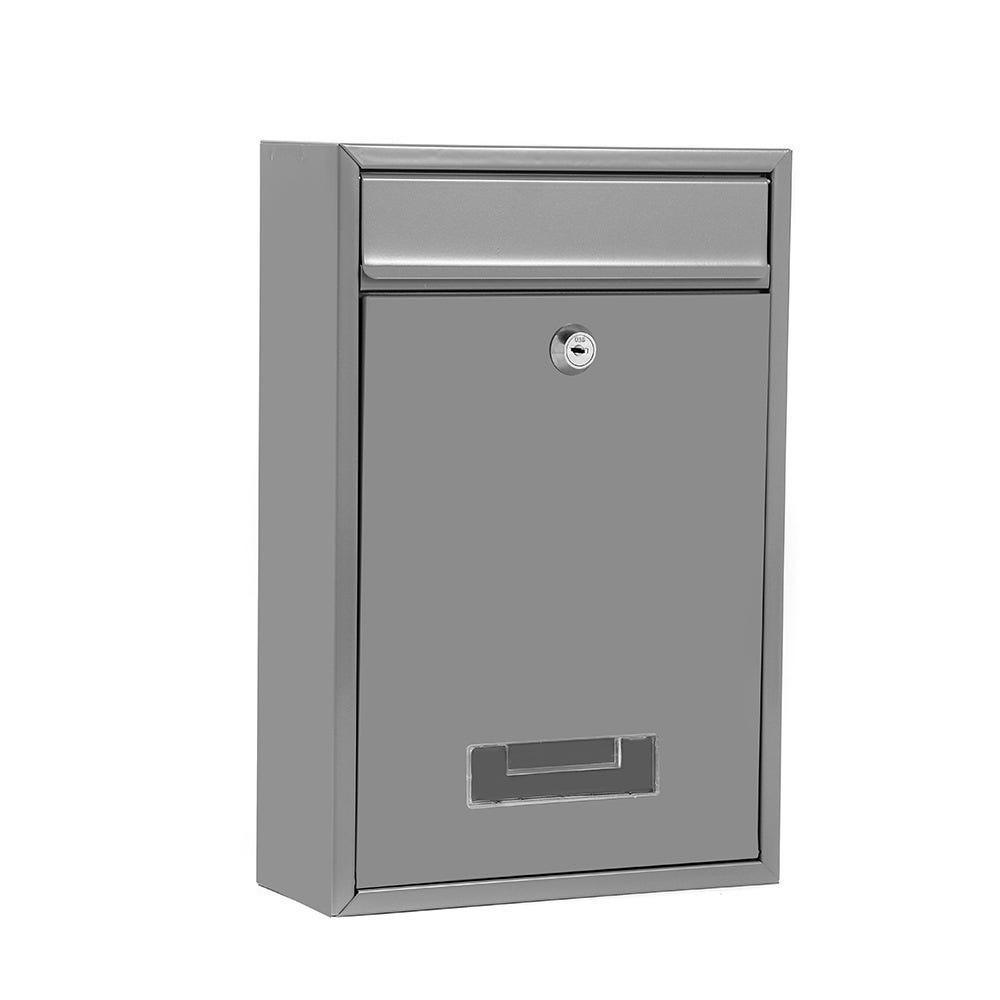 ACL Petite boîte aux Lettres – Sécurité Domestique – Résistante aux intempéries et Durable – Boîte aux Lettres Murale – Design élégant – Construction en Fonte verrouillable – Gris ACL Petite boîte aux Lettres – Sécurité Domestique – Résistante aux intempéries et Durable – Boîte aux Lettres Murale – Design élégant – Construction en Fonte verrouillable – Gris