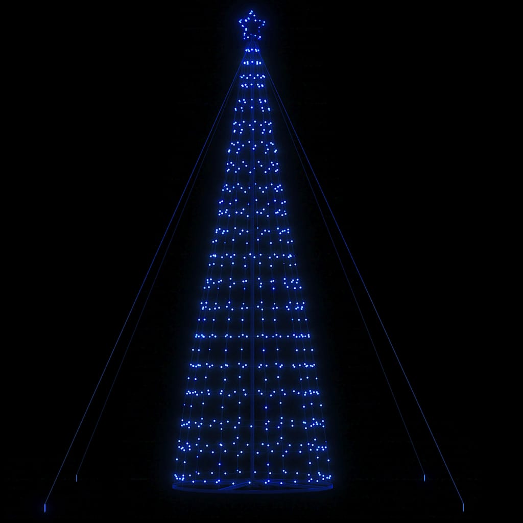Choinka LED 1534 diody LED Niebieski 500 cm vidaXL