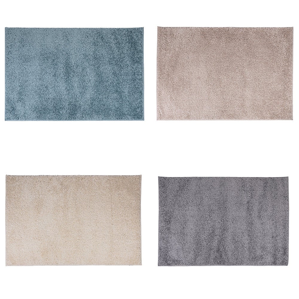 Tapis Velours Corail 3cm Épais Antidérapant 150x200 Cm - Moelleux Moderne Marron