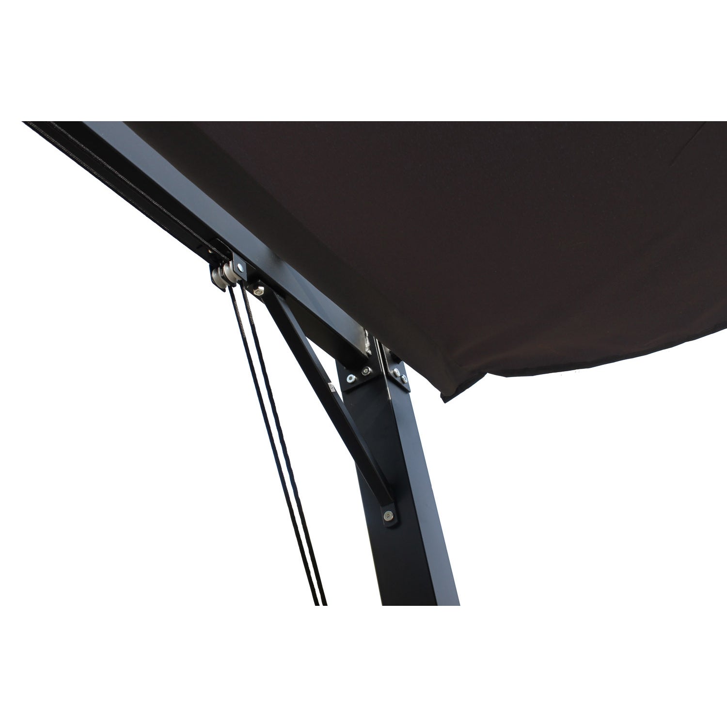 TUSA Gazebo autoportante tela poliestere grigia 3 x 4 m, 12 m² - 4