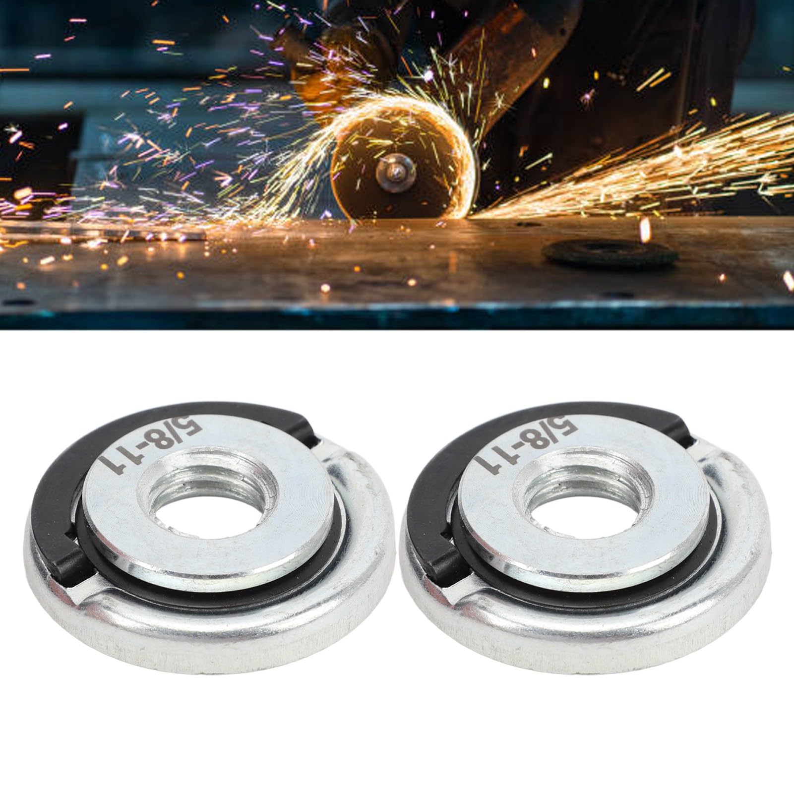 AIDIRui Dado Per Smerigliatrice Angolare, 5/8-11 Flangia - Foto 14