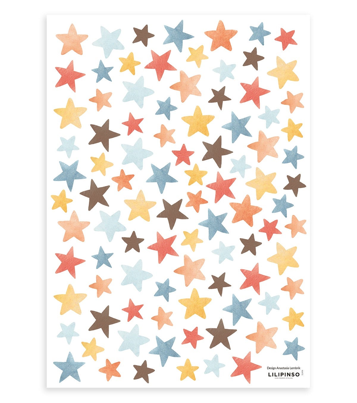 Lot D'environ 60 Stickers étoiles Multicolores – Déco Loisirs Créatifs