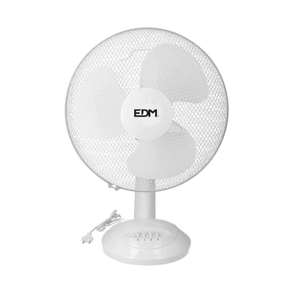 Ventilatore da tavolo bianco 35W Pale 30 cm - EDM - 5