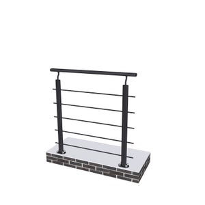 Profilé Plat Aluminium Anodisé Mat STANDERS, L.50 X Ep.3 Mm, L.1 M