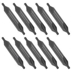 Jeu De 10 Forets Centraux 3 Mm - Acier Rapide, Pour Perceuse, Fraiseuse, Usinage