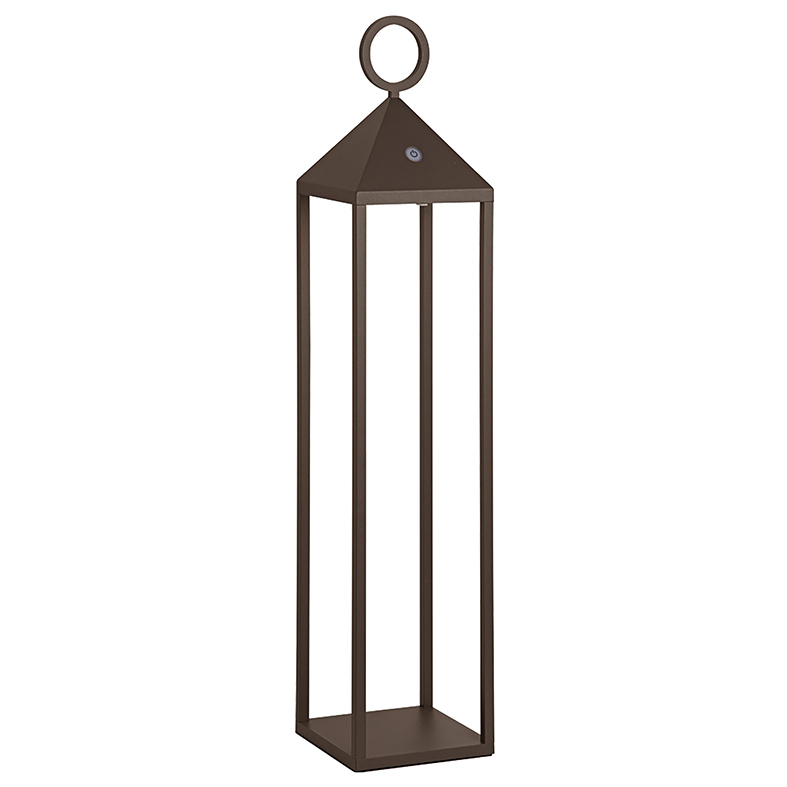PICNIC Lampă de masă portabilă LED 2,2W IP54 2700K CRI85 67cm - Corten - Rossini Group - Design din aluminiu turnat