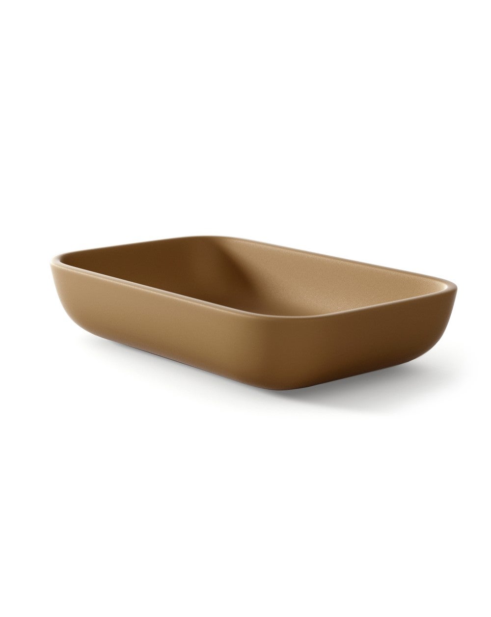 Lavabo sobre encimera baño | 51 x 33cm oro metalizado | resina mineral recubierta de poliuretano acrílico