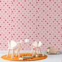 Papel Pintado Geométrico Puntos Rosa 58cm ancho por 300cm alto - 4