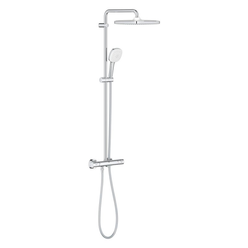 Sistema de ducha termostática GROHE Tempesta Cube 250 con teleducha y rociador mural - 2