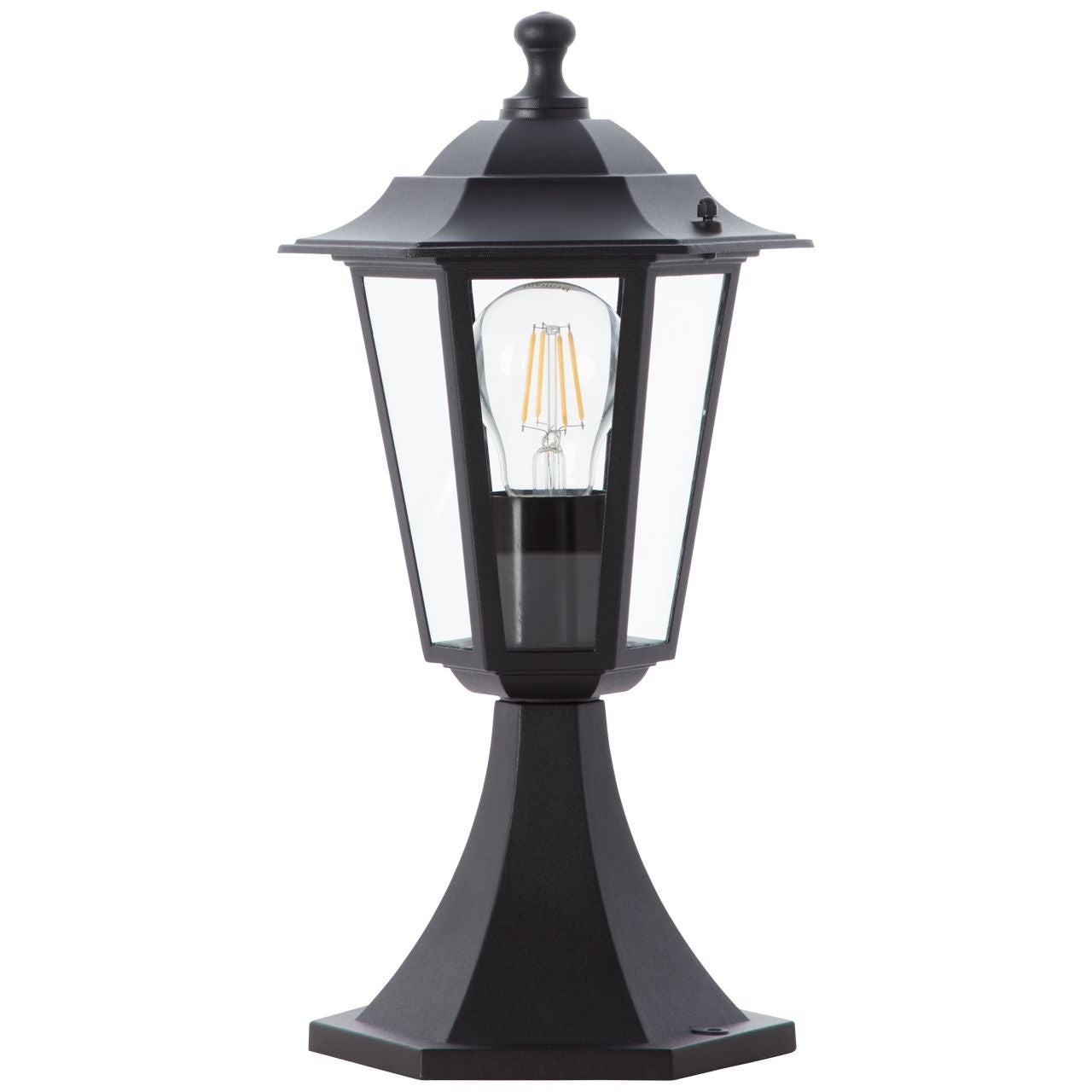 Lampa zewnętrzna Brilliant CARLEEN metal i czarne szkło IP44 - 2