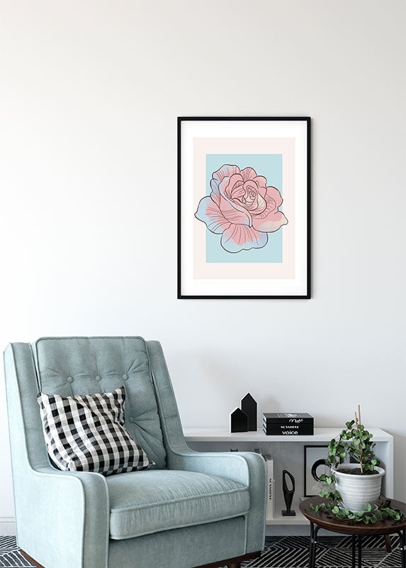 Poster d'art de Komar - Disney Cinderella Rose - Taille: 30 x 40 cm - 3