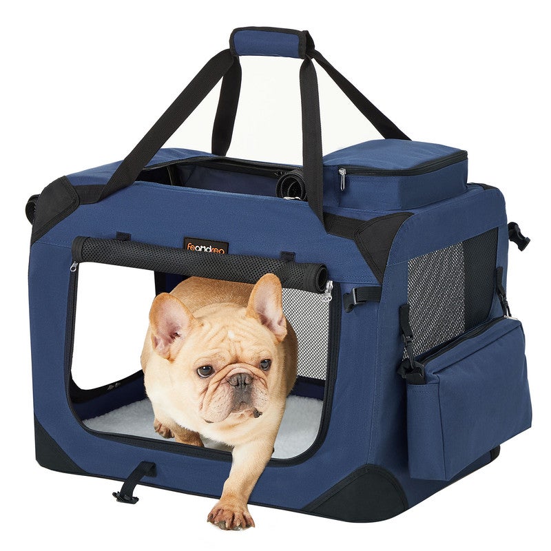 Sac Transport Chat Chien, Caisse Pliable pour Animaux de Companie