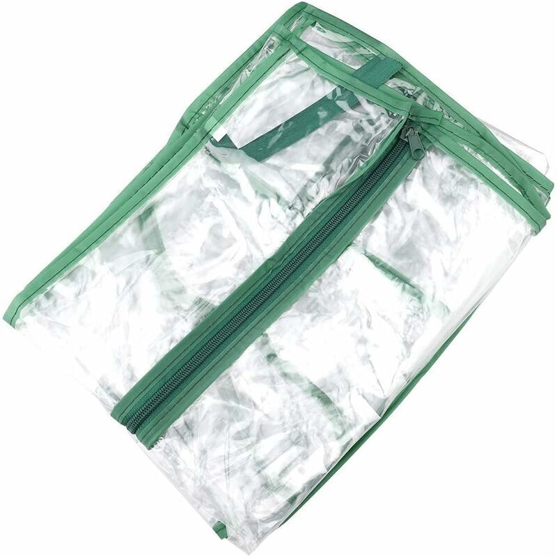 Housse de serre à 3 étages en PVC - Housse de rechange pour mini serre de jardin pour intérieur ou extérieur (support en fer non inclus) - 5