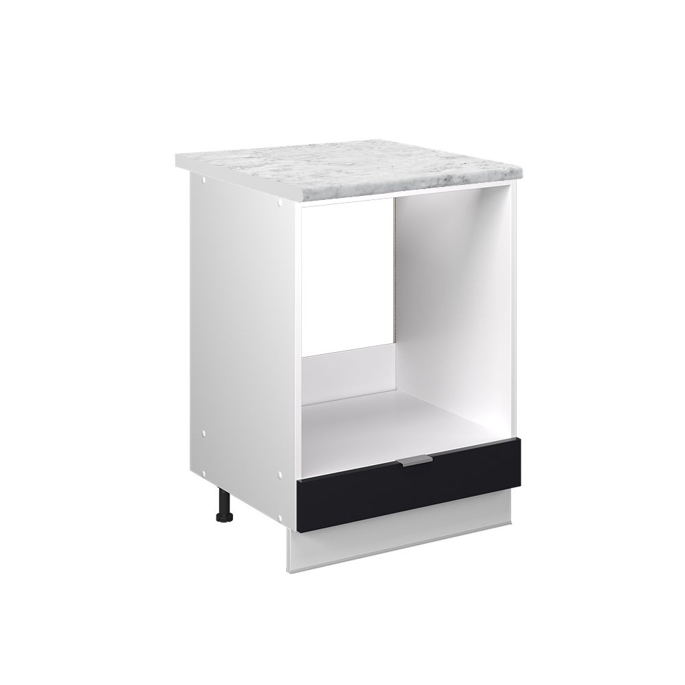 Vicco Szafka kuchenna Fame-Line, Czarne paski, 60 cm , BP Marmur