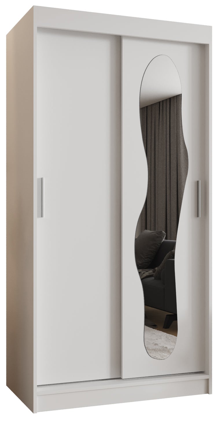 Szafa przesuwna garderoba ULTRA 100 x 62 x 200 cm Biały - Abiks Meble
