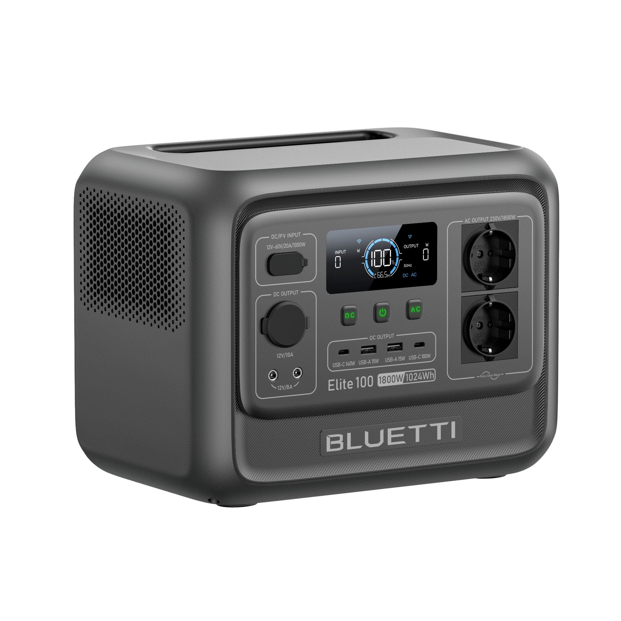 OUKITEL P1000 Plus Centrale Elettrica 1024Wh | 1800W LiFePO4 | Ricarica 0-80% In 45 Min | UPS 10ms