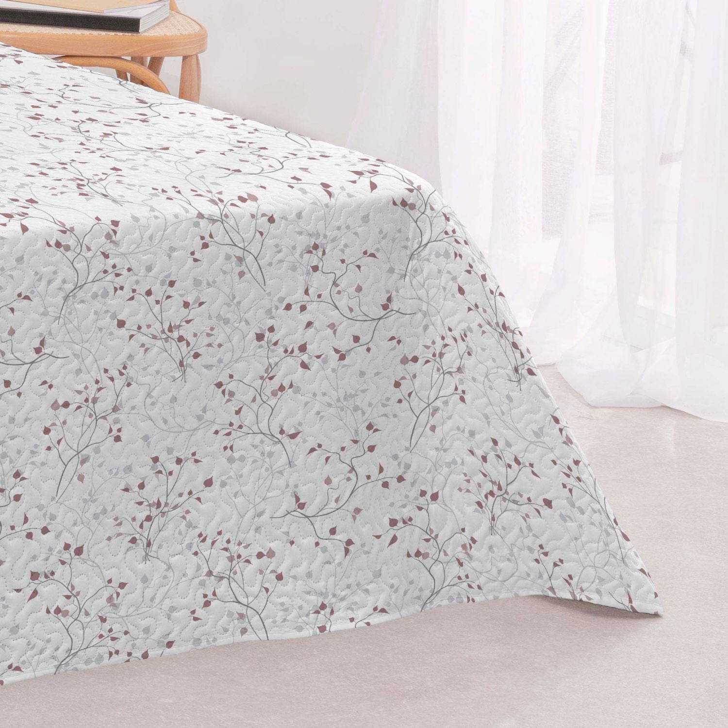 Colcha Bouti Reversible Doble Cara Caris Cama 150cm Donegal Collections - 5