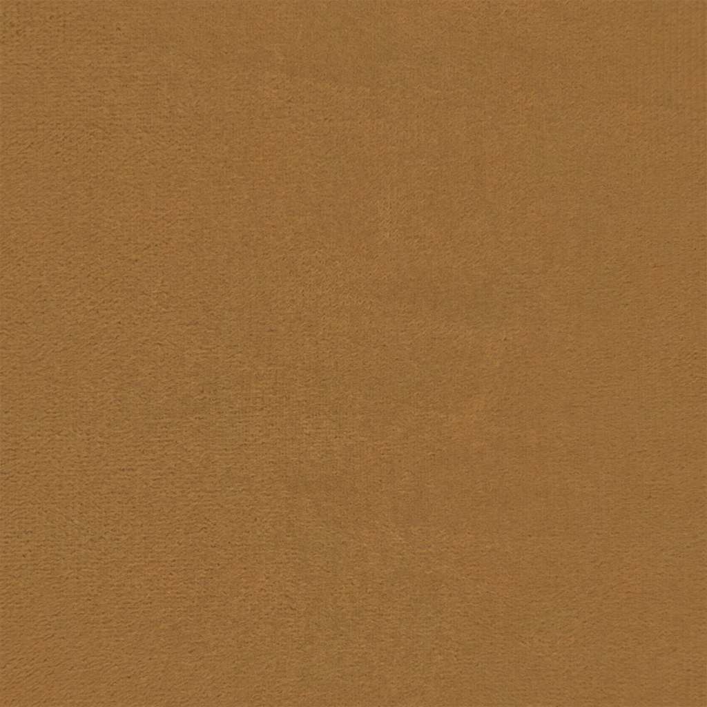 Divano a 2 Posti con Cuscini Marrone 140 cm in Velluto vidaXL - 6