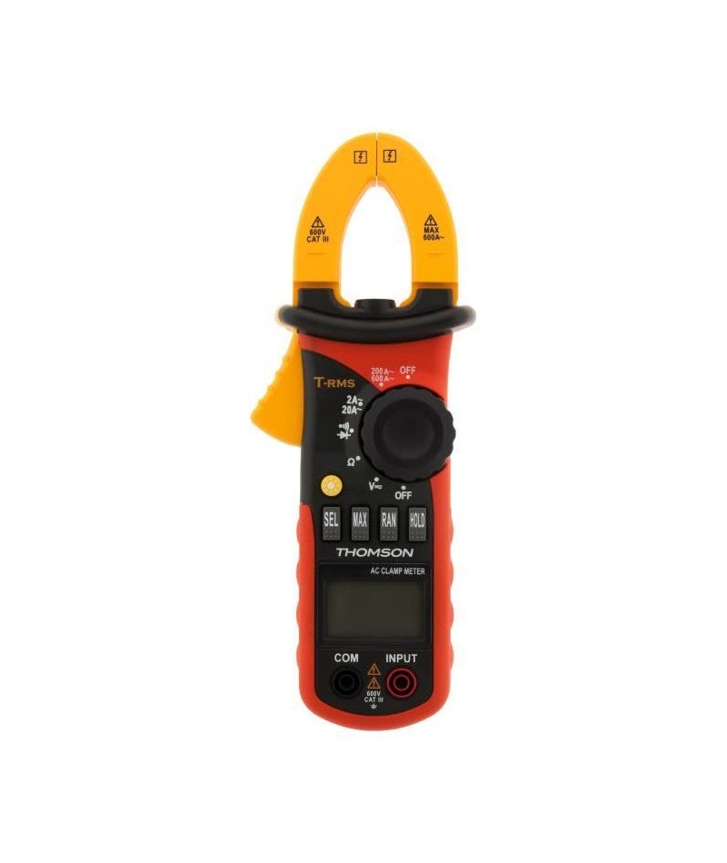 Pince ampèremétrique autocalibrée 6 fonctions CAT III 600V - Thomson - 2