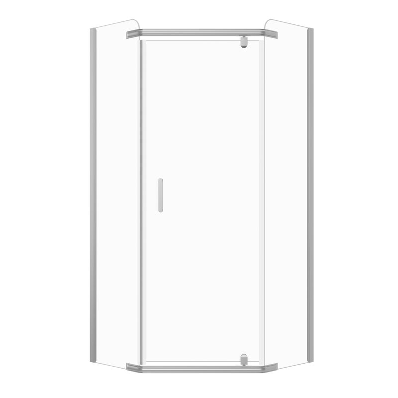 Kabina prysznicowa MILNE pięciokątna 80x80cm chrom SEVANTE