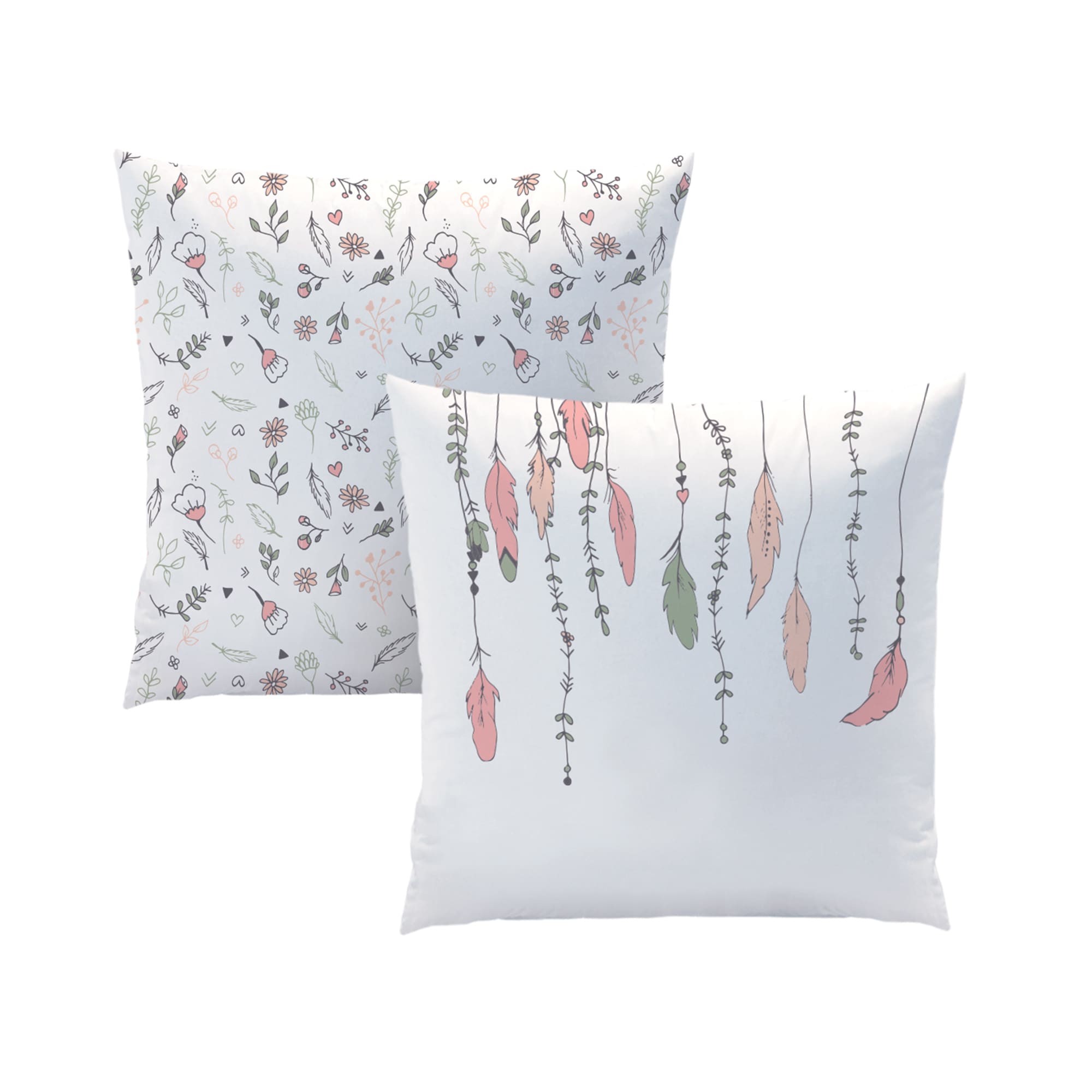 Parure de lit imprimée 100% coton, ATTRAPE COEUR - 8