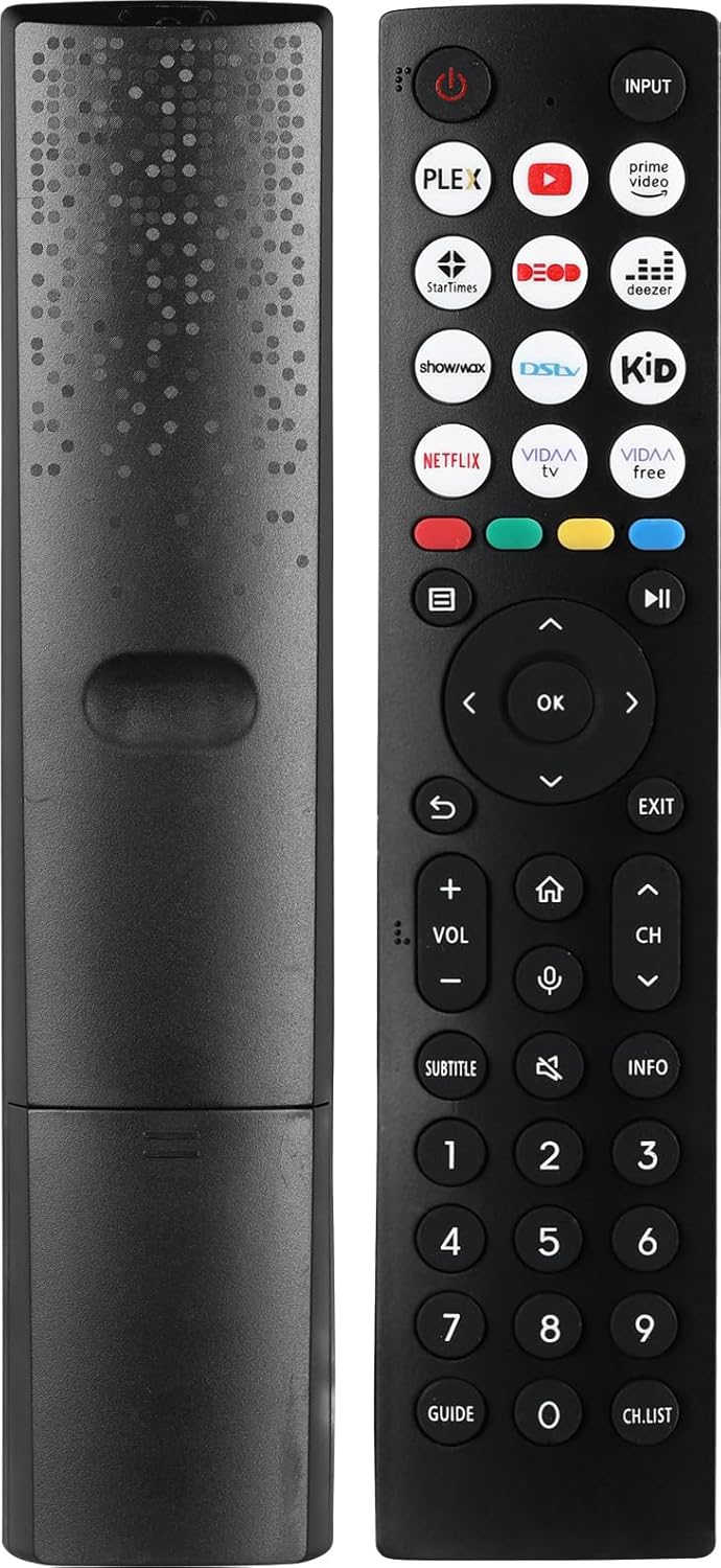 X uniwersalny pilot zdalnego sterowania do telewizora Hisense Smart TV, kompatybilny z telewizorami Hisense VIDAA 4K HDTV FHD QLED LCD LED Smart