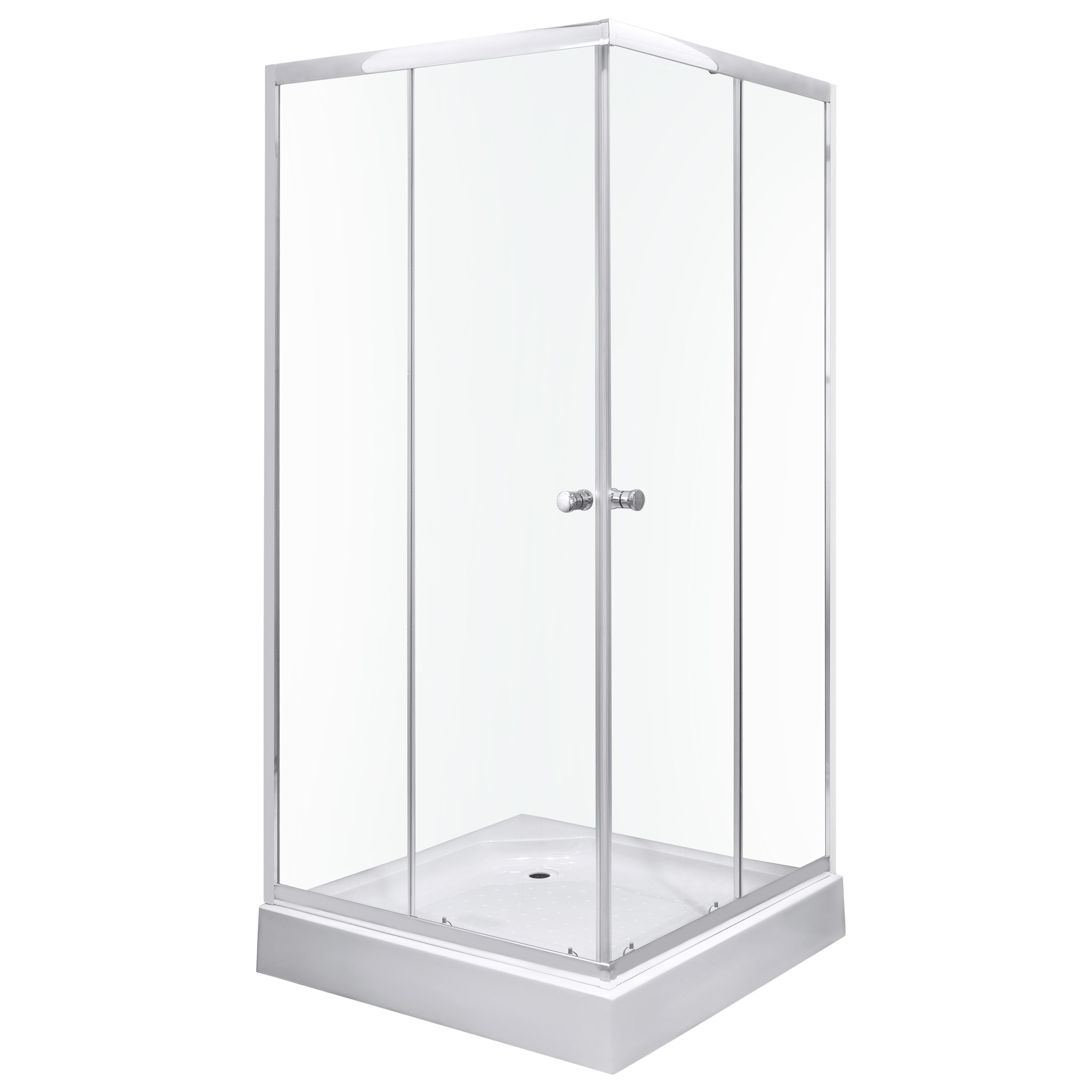 Kabina prysznicowa z brodzikiem Olga SQ 90x90x196 transparentna KERRA