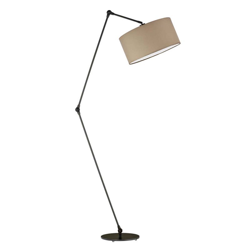 Lampa stojąca podłogowa przegubowa regulowana z abażurem walec SOUL