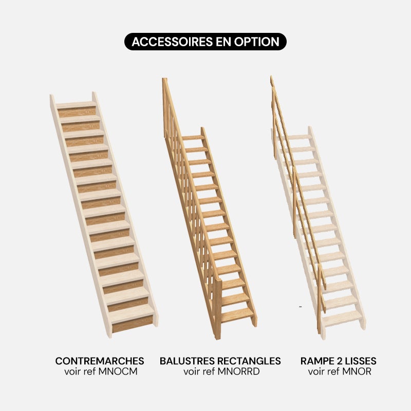 Escalier droit sapin, Normandie KORDO - 4