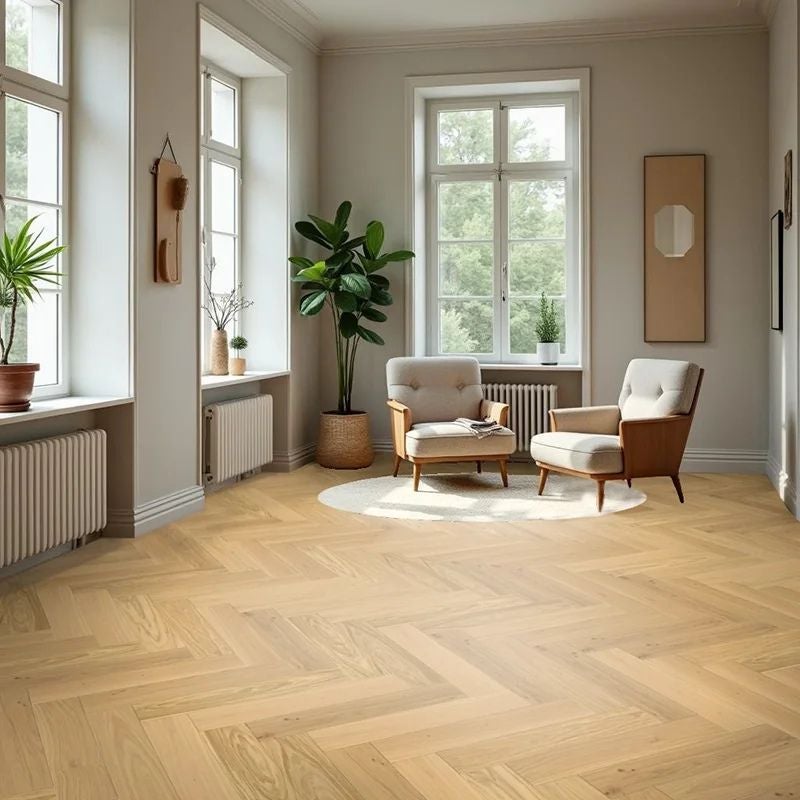 Arquiservi | Piso Vinílico SPC Espinha Click (6 mm, 1,88 m²) | Hidrófugo, alta resistência, instalação fácil, Trigo Dourado - 8
