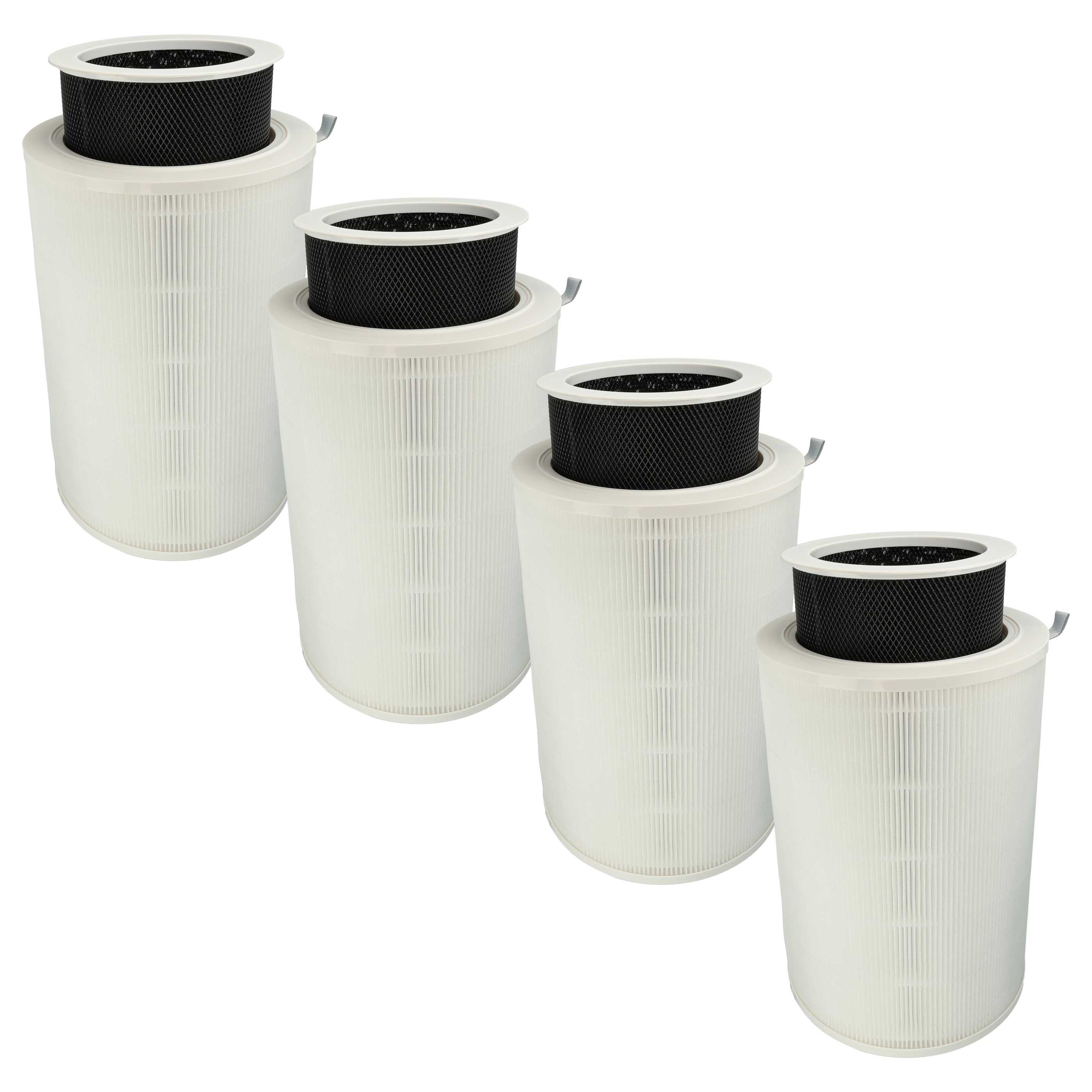 Filtre à Air Multicouche Pour Blueair Blue Pure 211+ - Préfiltre Lavable + HEPA + Charbon Actif (29.5x29.5x29.5cm) - 11