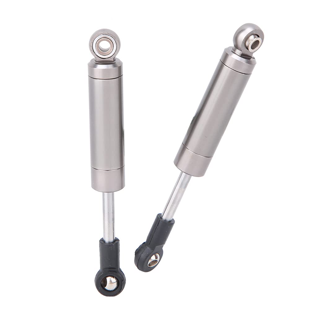 Ammortizzatore posteriore RC in lega anodizzata CNC, aggiornamento 1:14, azzurro/rosso/titanio (titanio BE6094T) - 4