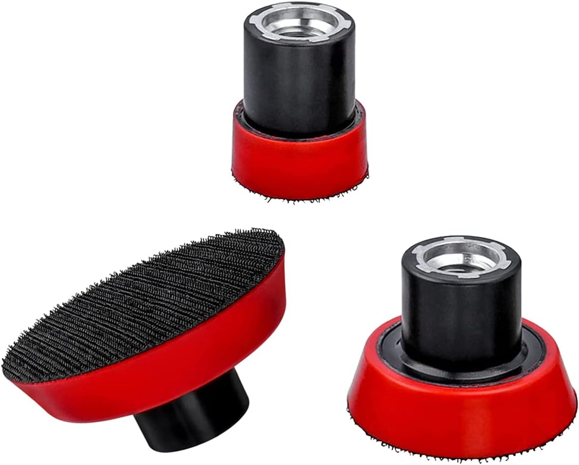 3 szt. Talerzy szlifierskich 25 mm 50 mm 75 mm Tarcze ścierne M14 Velcro Samoczepna płyta szlifierska Płyta nośna szlifierska Polerowanie do Per