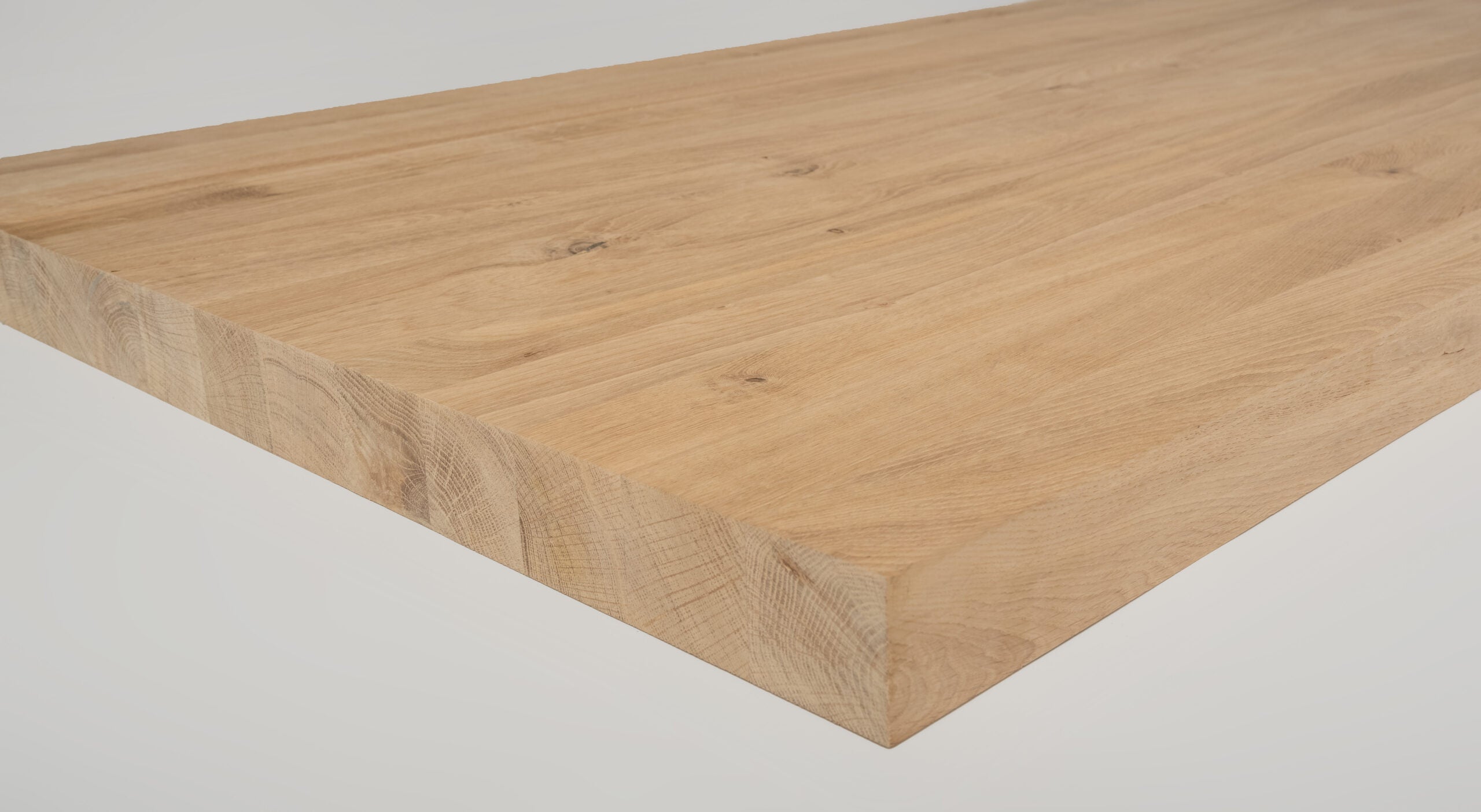Panneau collé chêne petits noeuds raboté, 1300x650x40 - 4