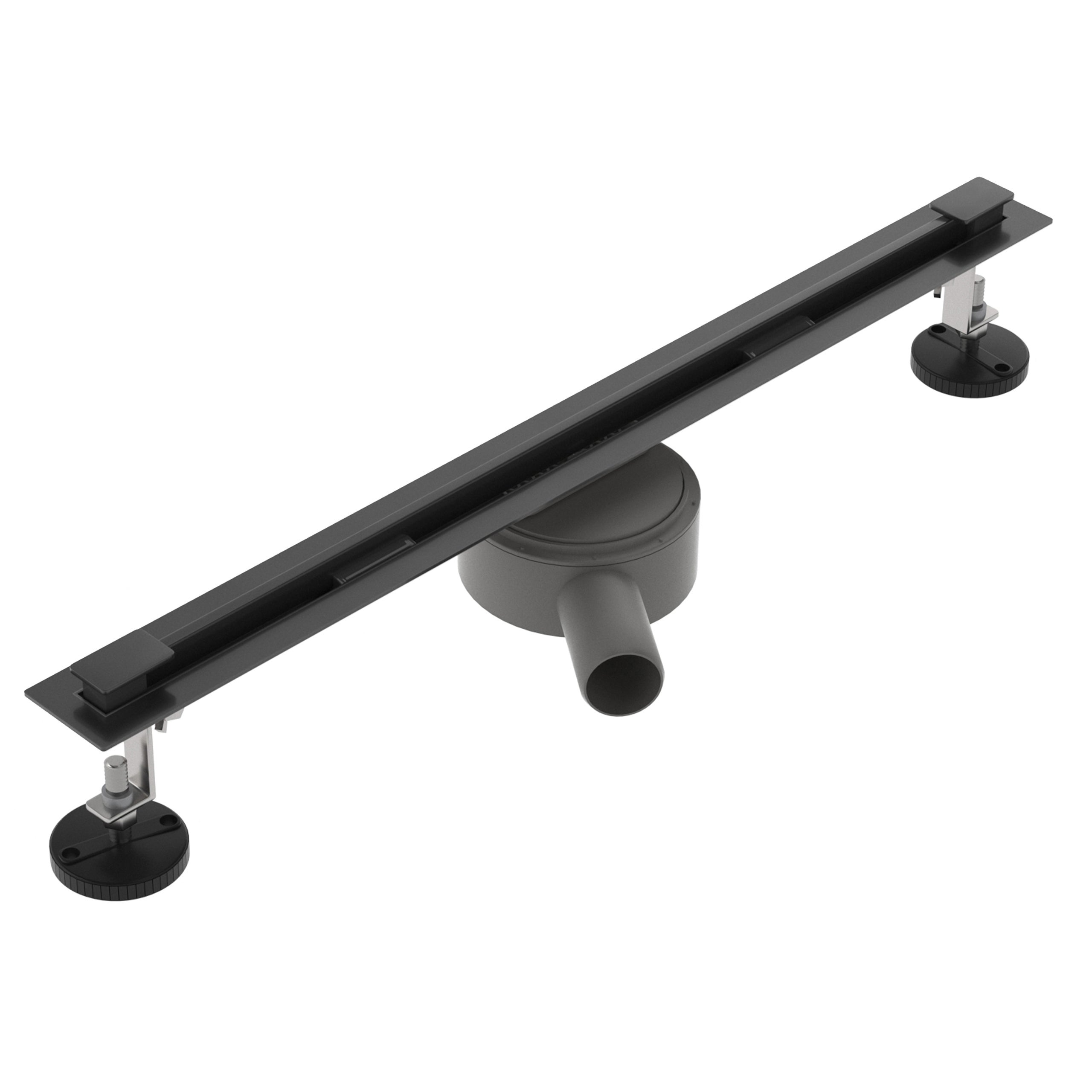 Odpływ liniowy obrotowy SEVANTE 60 cm czarny ULTRA SLIM 1szt.