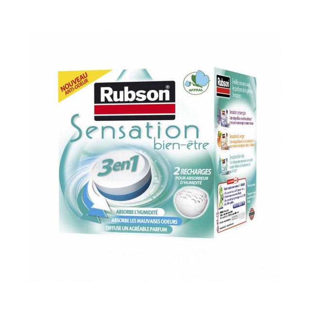 Recharges en tablettes pour absorbeur Sensation de Rubson x2