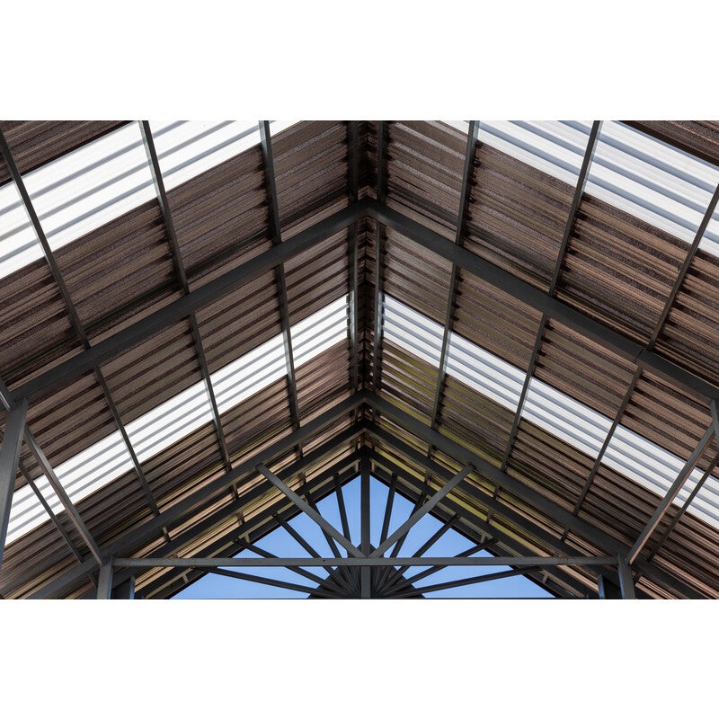 Plaque type bac acier 1045 en polycarbonate - Coloris - Transparent, Largeur - 105 cm, Longueur - 250 cm - 4