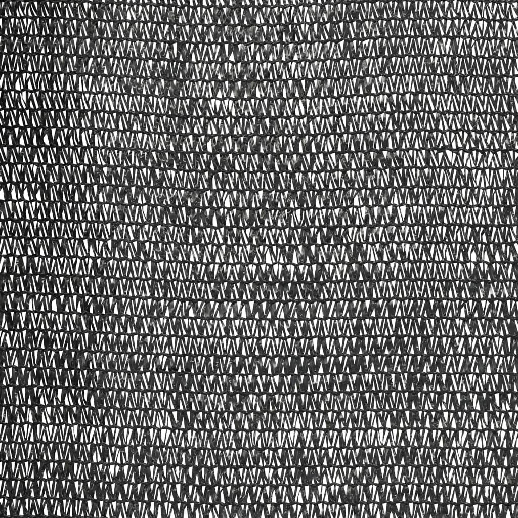 Filet brise-vue Noir 1,5x10 m PEHD 195 g-m² - 4